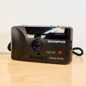 Olympus Infinity Hi-Lite 35mm Film Camera, Point and Shoot, Tested Working